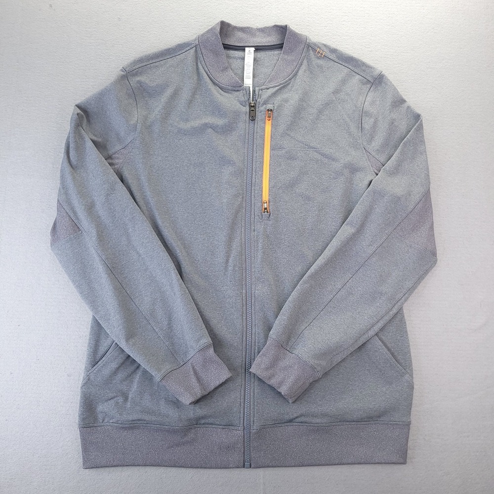 Lululemon Jacket Mens XL Gray Full Zip Athletic Running Casual Sweater